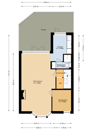 Medium property photo - Kennemerstraat 64RD, 2021 EE Haarlem
